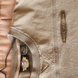 Vintage size L Harley Davidson green tshirt